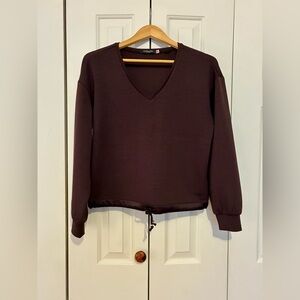Scotch & Soda Chocolate V-Neck Sweater